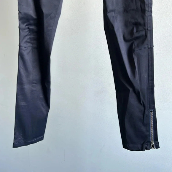 Veronica Beard Ash Dark Navy Skinny Pants | Veronica Beard Zipper Pants - Picture 6 of 16